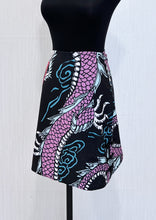 Load image into Gallery viewer, Chinese Slit A-line Skirt (Black/Multi)
