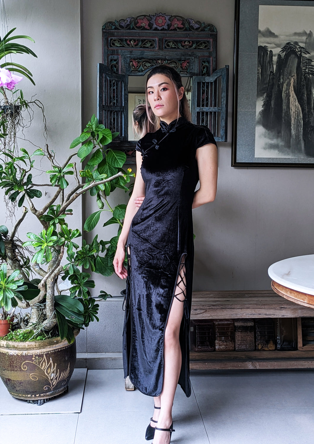 Velvet Cheongsam