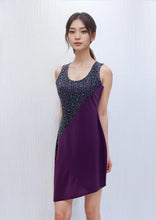 Load image into Gallery viewer, Asymmetrical Hem Sleeveless Dress + Bolero
