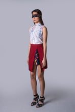 Load image into Gallery viewer, Duo layered Asymmetrical Hem Skirt
